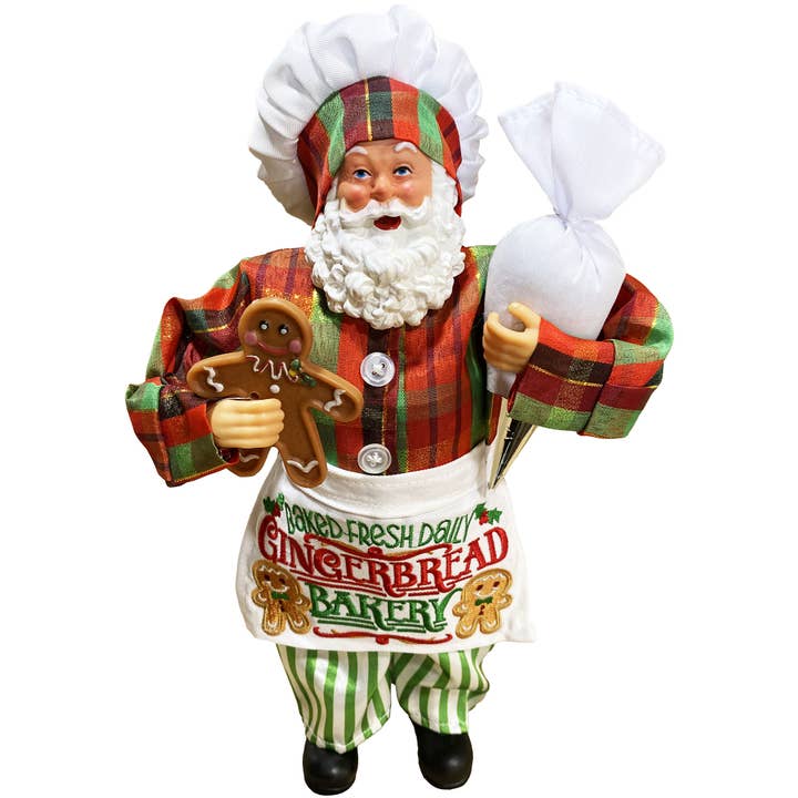12" Baked Fresh Claus for wholesale by Santa’s Workshop Inc.