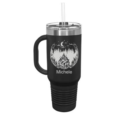 Sugar City Maker – wholesale Insulated mug/tumbler – Outdoor Campfire 40oz Travel Mug9