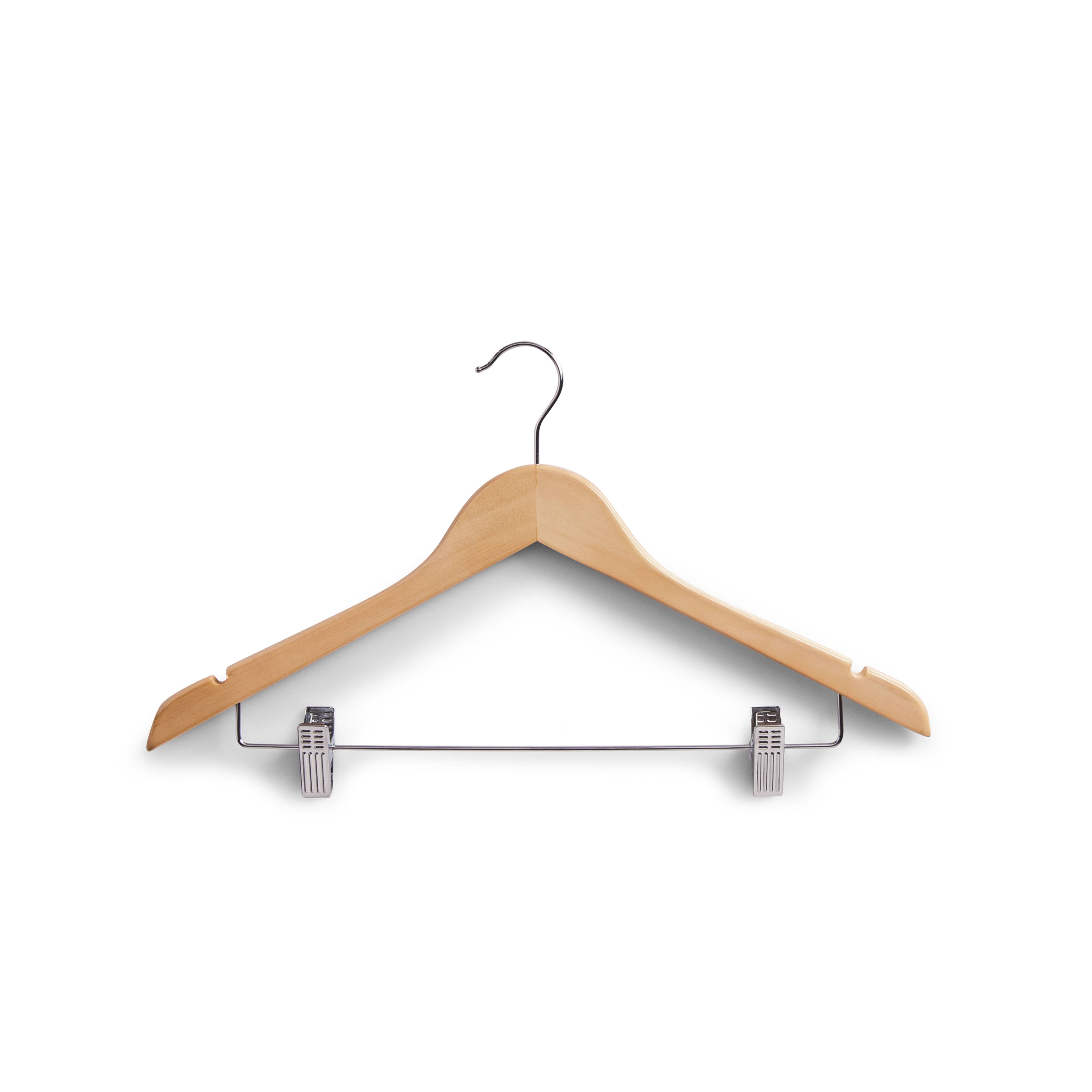 nature Hanger Set M. Clips, 3-Piece, Wood for wholesale on Faire2