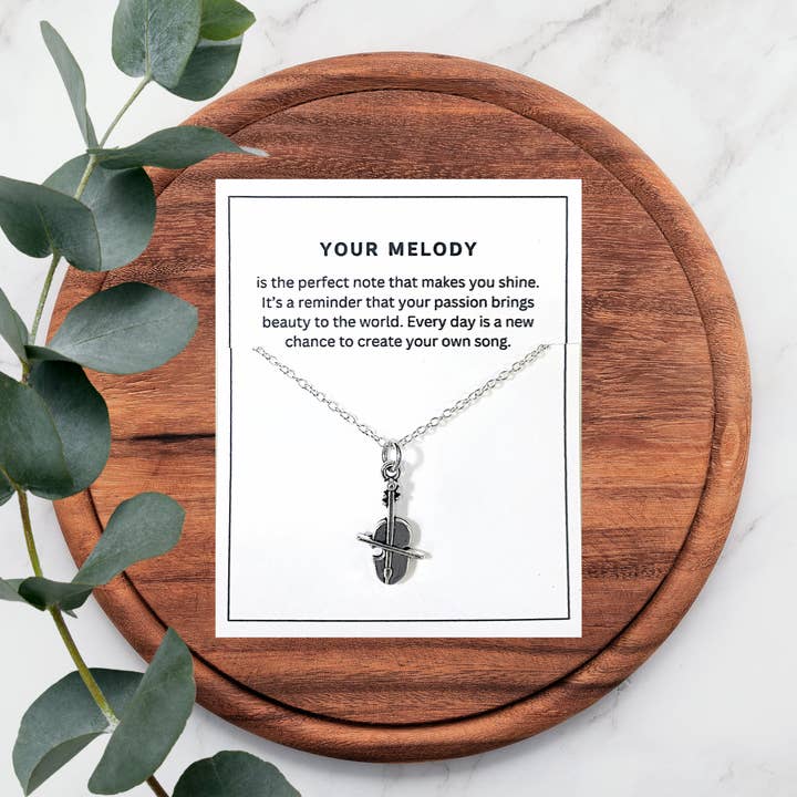 Musique | Collier Violon pour la vente par Janes Goods