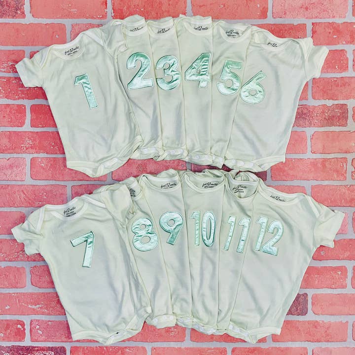 Macacões verdes de 1 a 12 meses por atacado de Months1to12