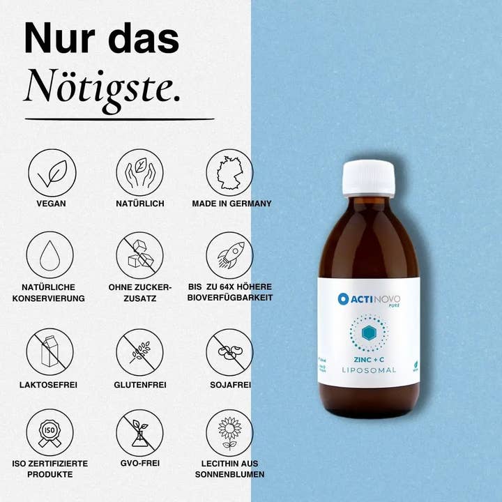 ActiNovo - Vendita all'ingrosso Vitamine/integratori orali - Zinco liposomale+vitamina C