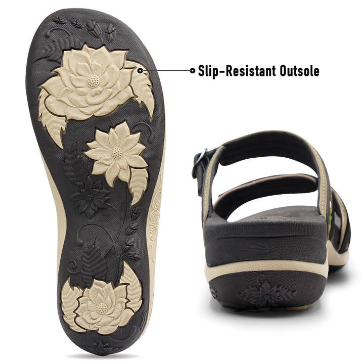 Gold Pigeon Shoes - Wholesale Sandals - Women's - SIGNATURE - Ergonomic Comfort Walking Slides (6875)3