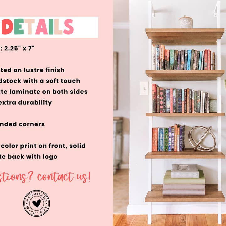 Indie Heart Studio - Wholesale Bookmark - Holly Berry Bookmark | Soft Matte Laminated 1