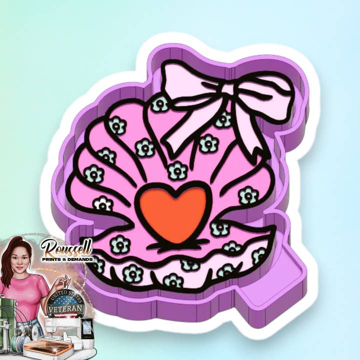 Cute Horror Coquette Chucky Freshie silicone mold for wholesale by Roussell Prints and Demand LLC