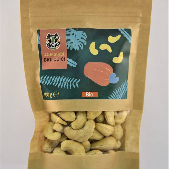 Rewild Srl - Wholesale Noten - BIOLOGISCHE NATUURLIJKE CASHEWNOTEN 100G