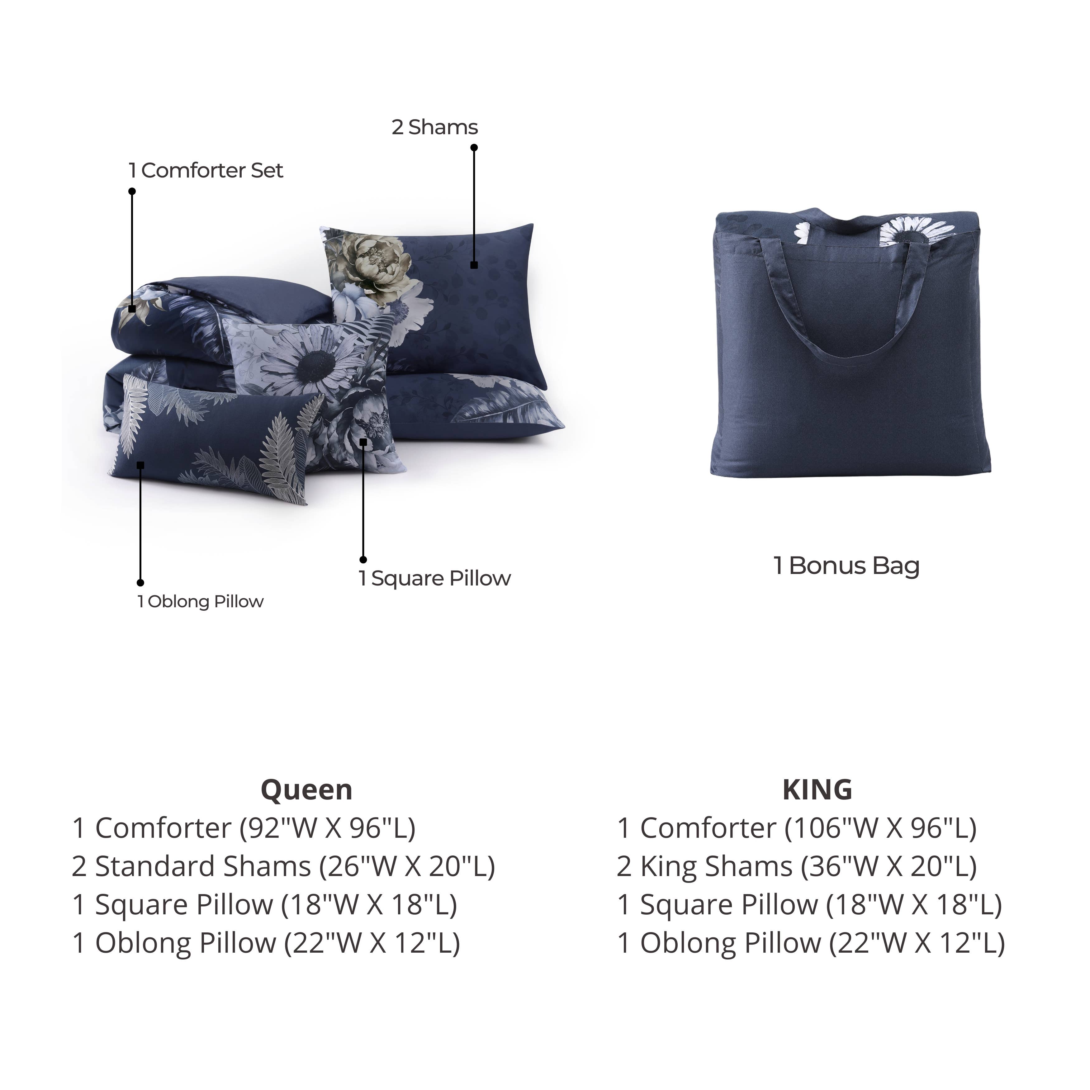 Bebejan - Wholesale Bedding Set - Evermore 5 Piece Reversible Comforter Set10