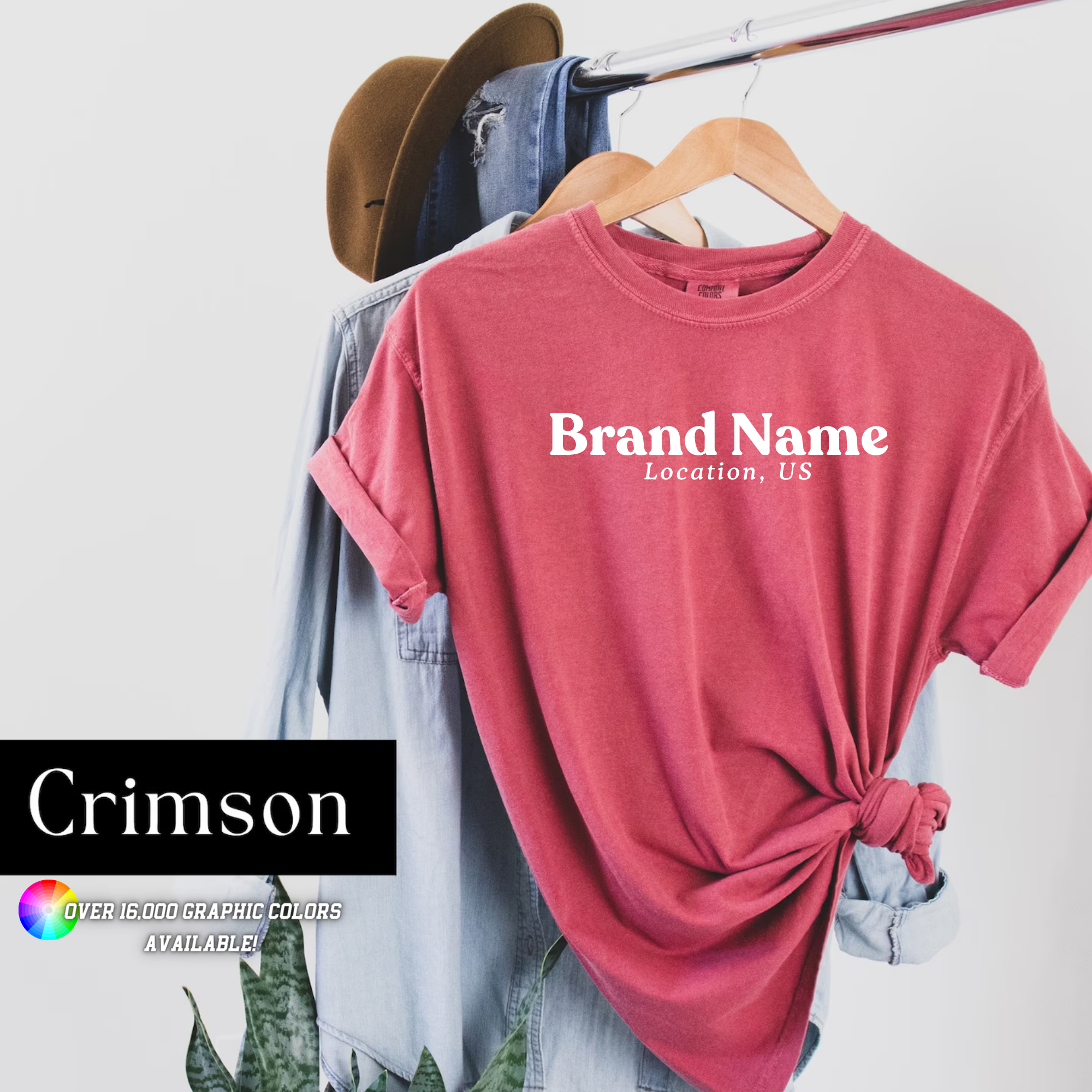 Faith & Life Christian Brands - Vente T-shirt sérigraphié – unisexe - Haut de boutique logo ville État Comfort Colors vêtements personnalisés5