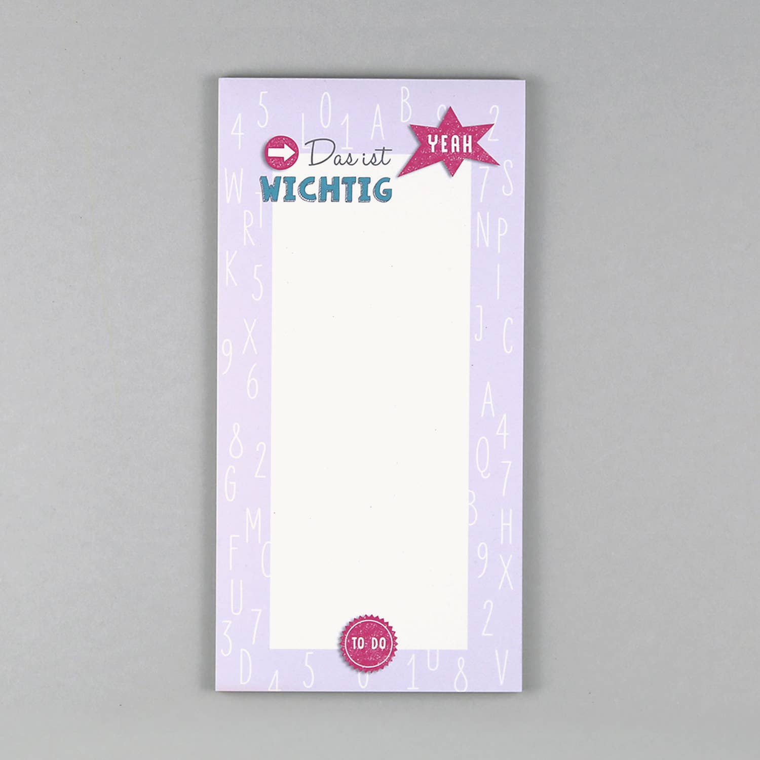 Kunst an Papier - Wholesale Notepad - Notepad DIN long purple Lotta0