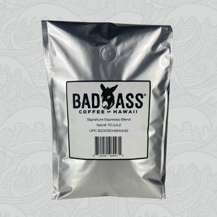 Bad Ass Coffee of Hawaii - Wholesale Coffee Beans - Signature Espresso Blend | 2.5lb Bulk Bag0