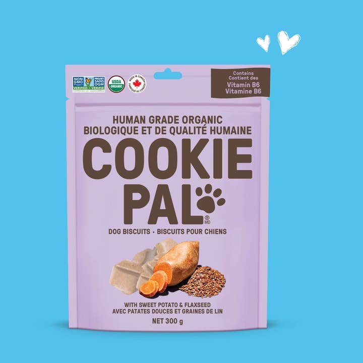 Biscuits Patate Douce & Graines de Lin CookiePal pour la vente par WoofCrate
