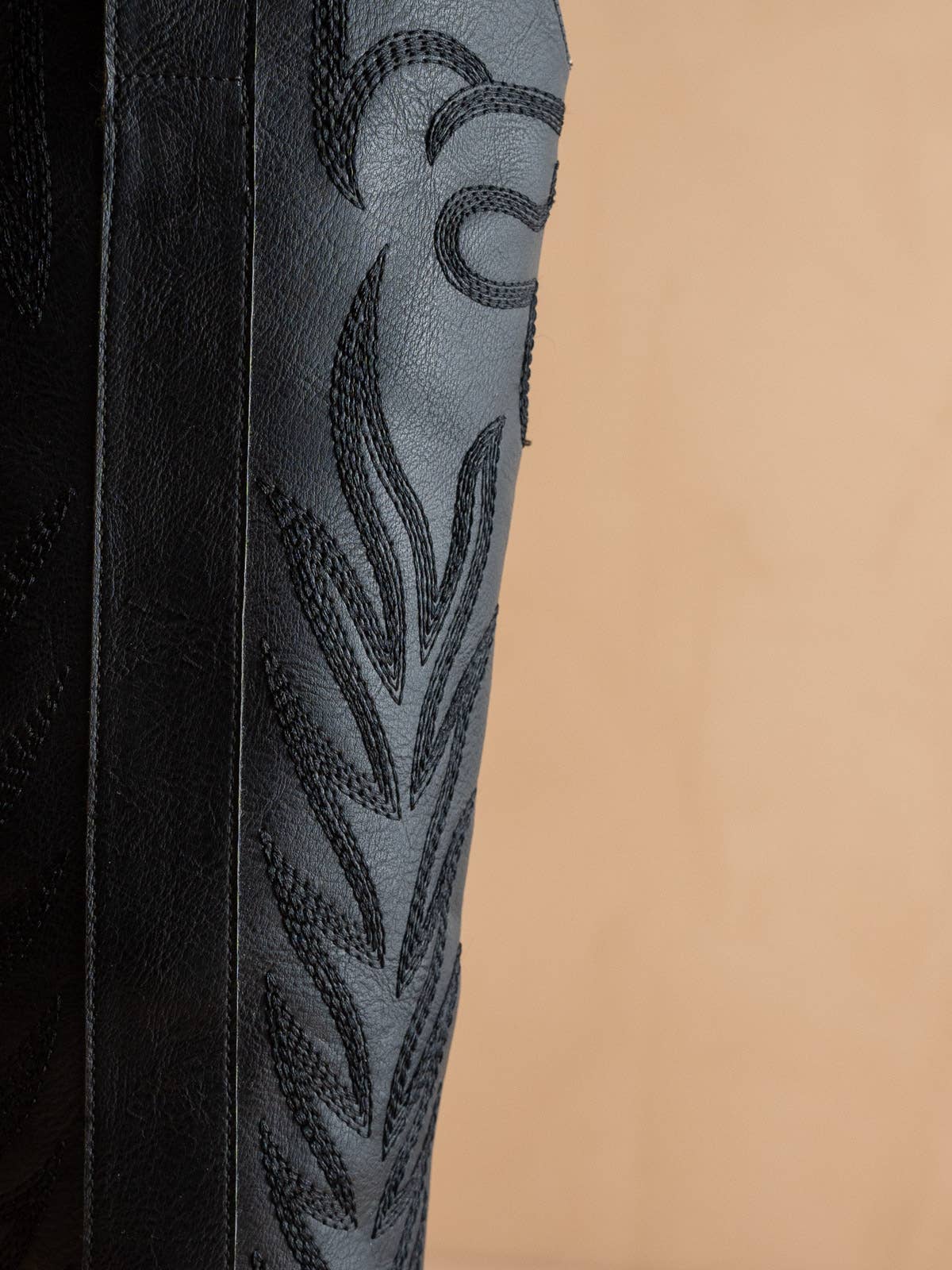 The Samara Black | Embroidered Western Tall Boot for wholesale on Faire4
