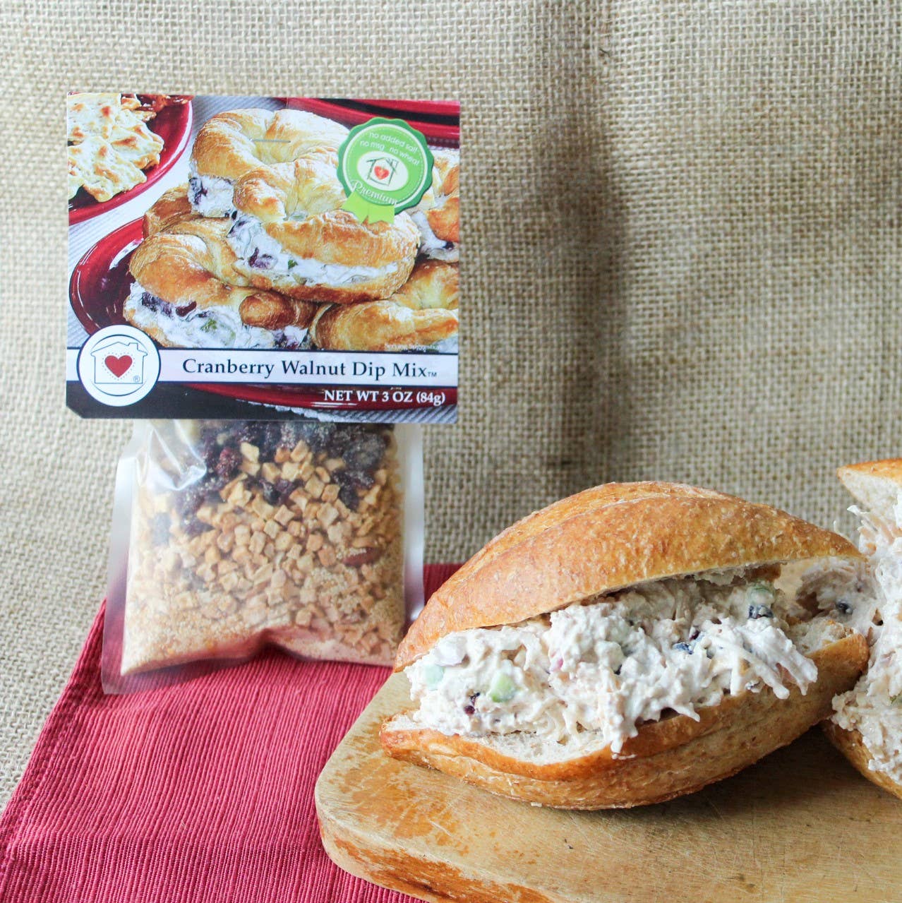 Country Home Creations - Wholesale Dip - Cranberry Walnut Dip Mix1