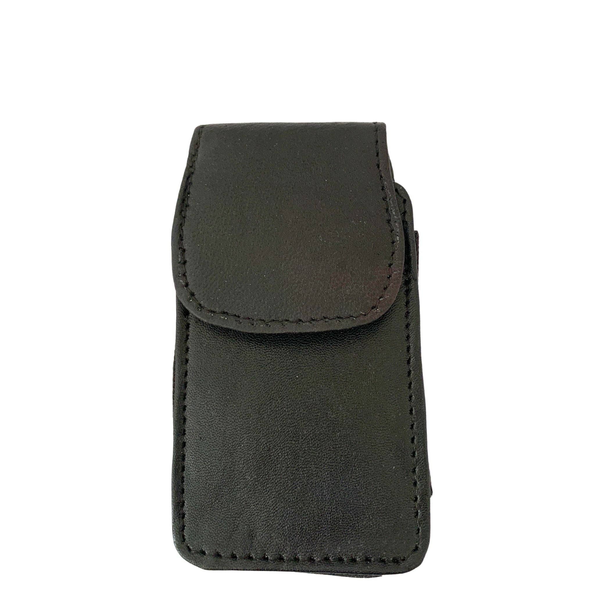 Cenzoni Fashions - Wholesale Phone wallet – Unisex - MC03V ~ Black Sheepskin Pocket0