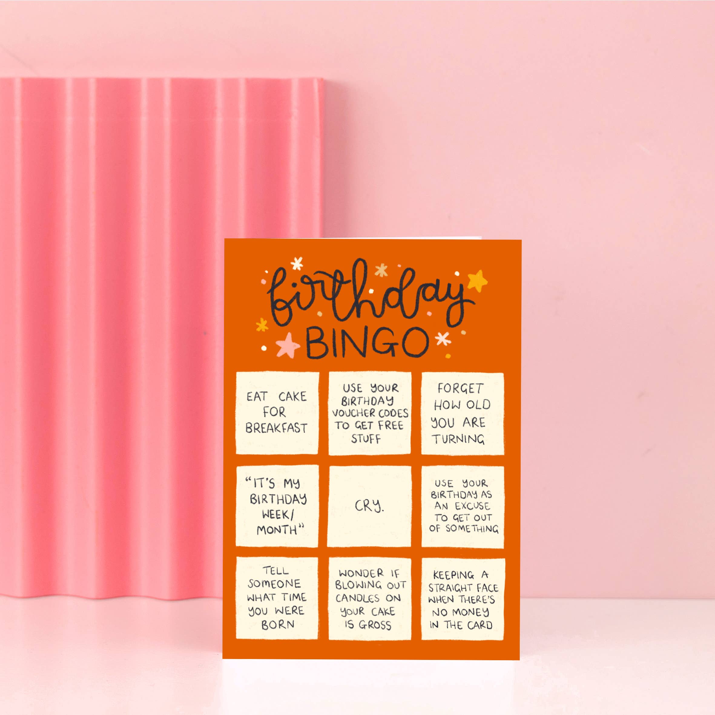 Oh, Laura – wholesale Birthday card – greeting card - birthday bingo1