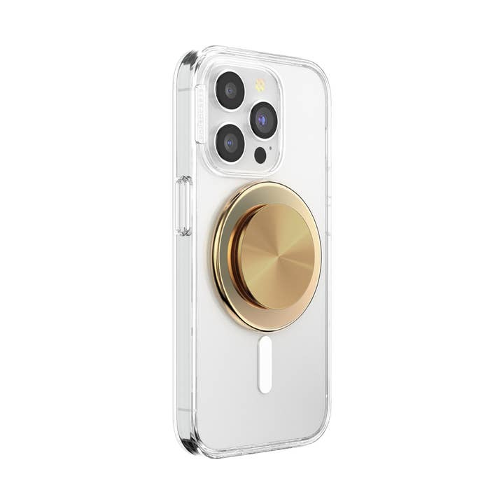PopSockets - Wholesale Phone Grip - PopSockets MagSafe Phone Grip - Aluminum Radial Gold