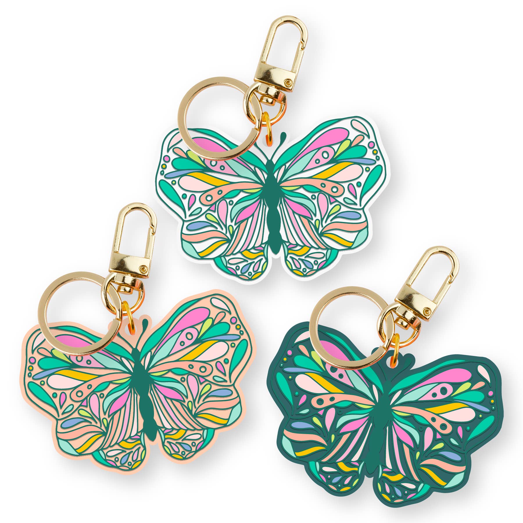 Cleary Lane – Porta-chaves - Mulher por atacado – Chaveiro borboleta0