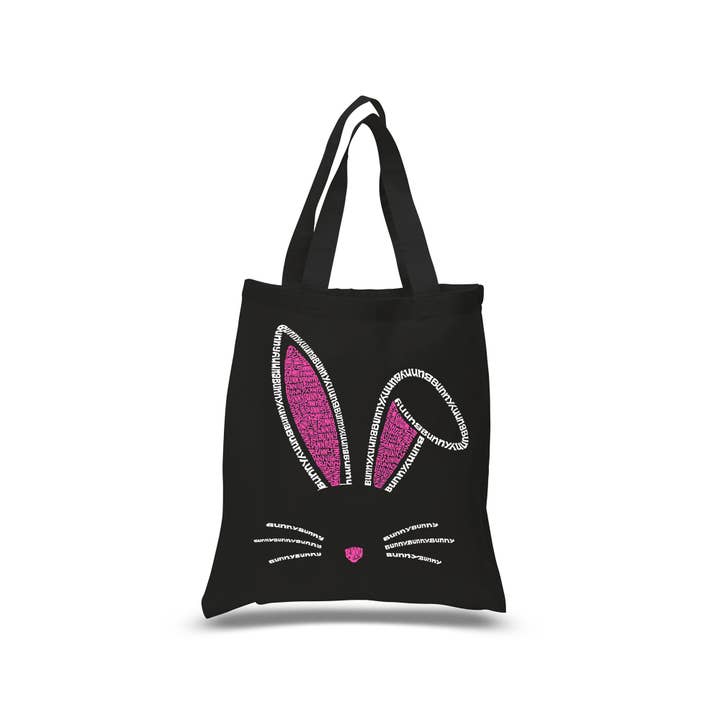 LA Pop Art - Wholesale Tote bag – Women's - LA Pop Art Word Art Tote Bag - Bunny Ears9