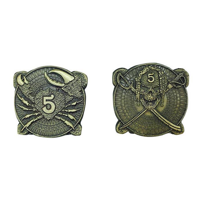 Norse Foundry - Wholesale Keepsake Coin/Token - Adventure Coins – Pirates Metal Coins Set of 10