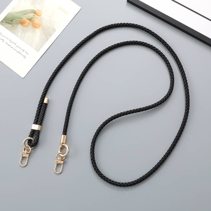 MKS America - Wholesale Phonecase Strap - New Adjustable Woven Leather Crossbody Phone Strap3