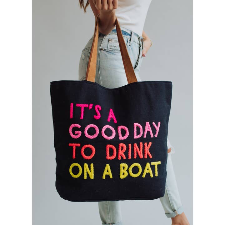 Navy Drink On A Boat Tote and other Purchase Wholesale navy beans. Free Returns & Net 60 Terms on Faire trending on Faire.