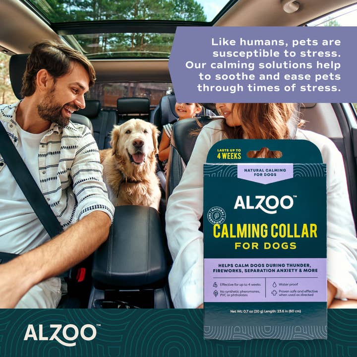ALZOO - Wholesale Pet Collar - Dog - ALZOO Plant-Based Calming Collar for Dogs, 30days6