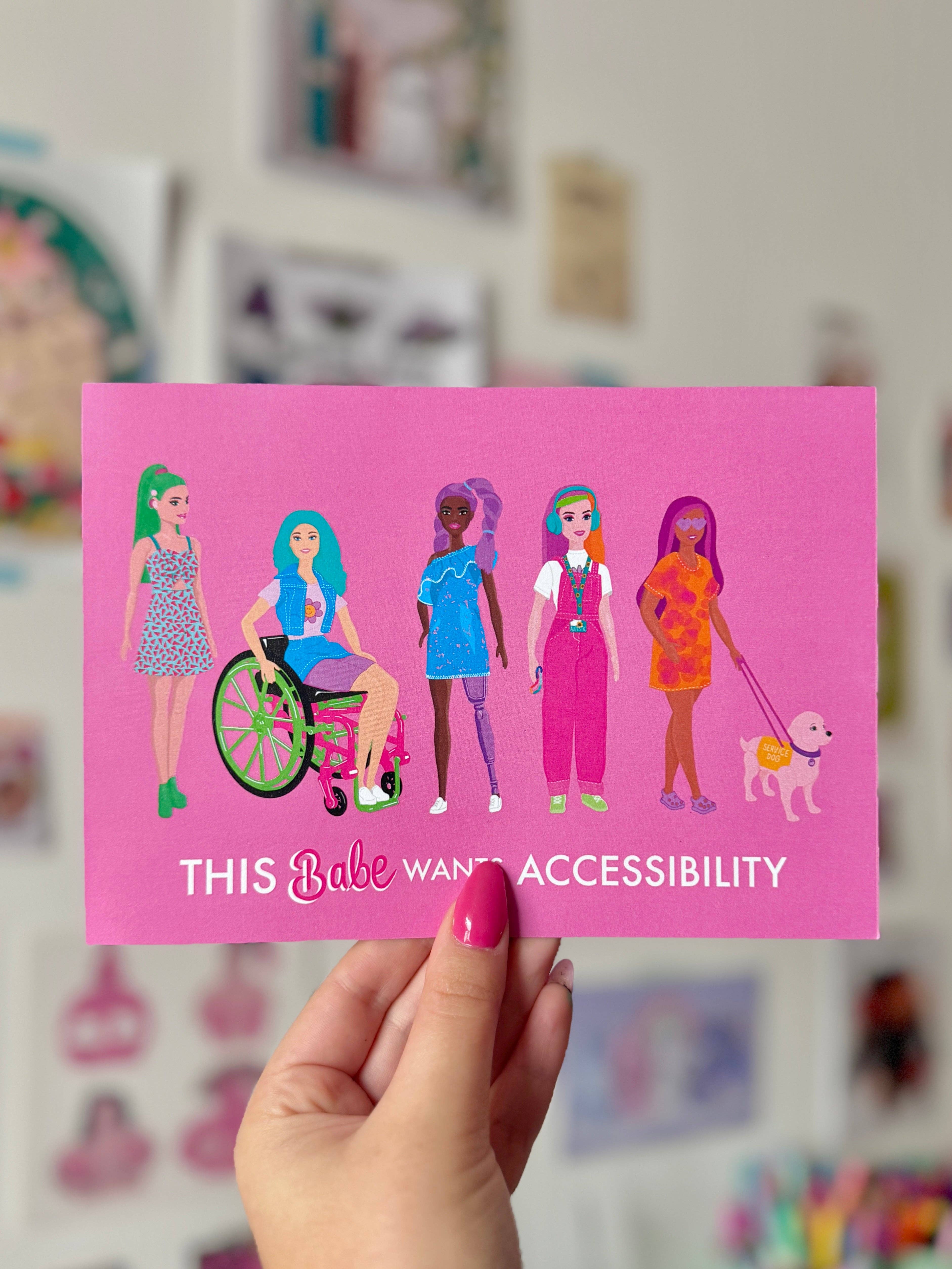 Crafted in chaos – wholesale Art print – Disabled Babes - Print1