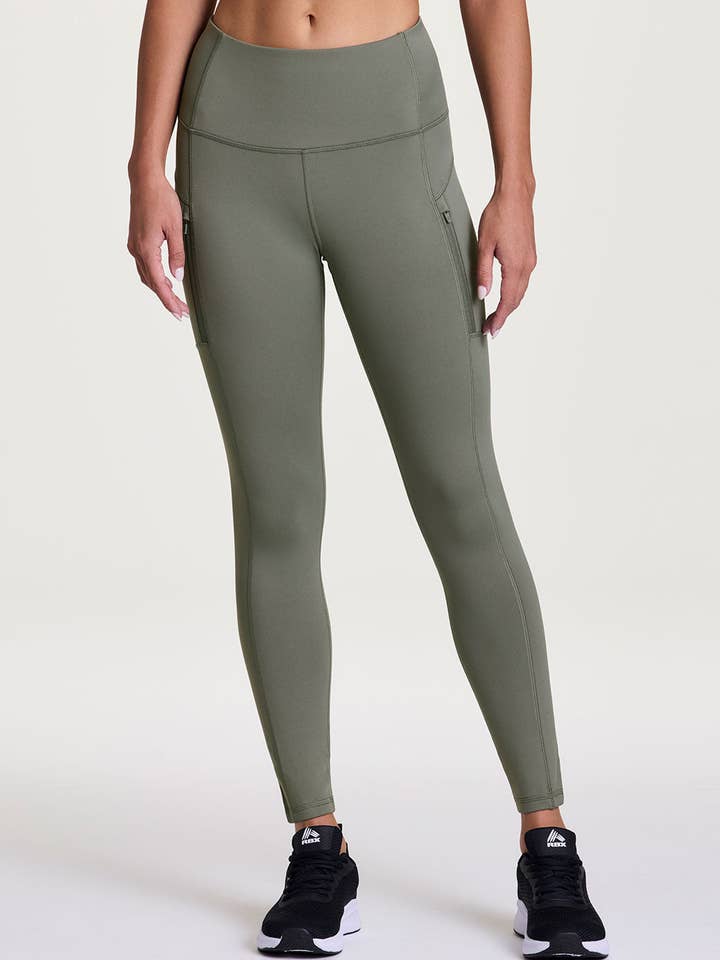 RBX Active - Wholesale Athletic/Lounge Leggings - Women's - Fleece Lined Zip Pocket Legging9