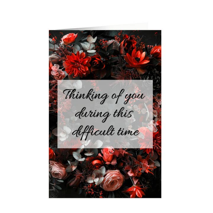 Comfort and Love Sympathy Greeting Card for wholesale by You Go Girl