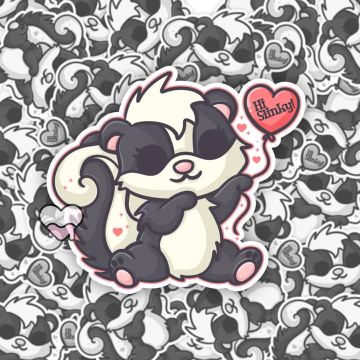 Lil Charmery - Wholesale Sticker - Hi Stinky Skunk Sticker6