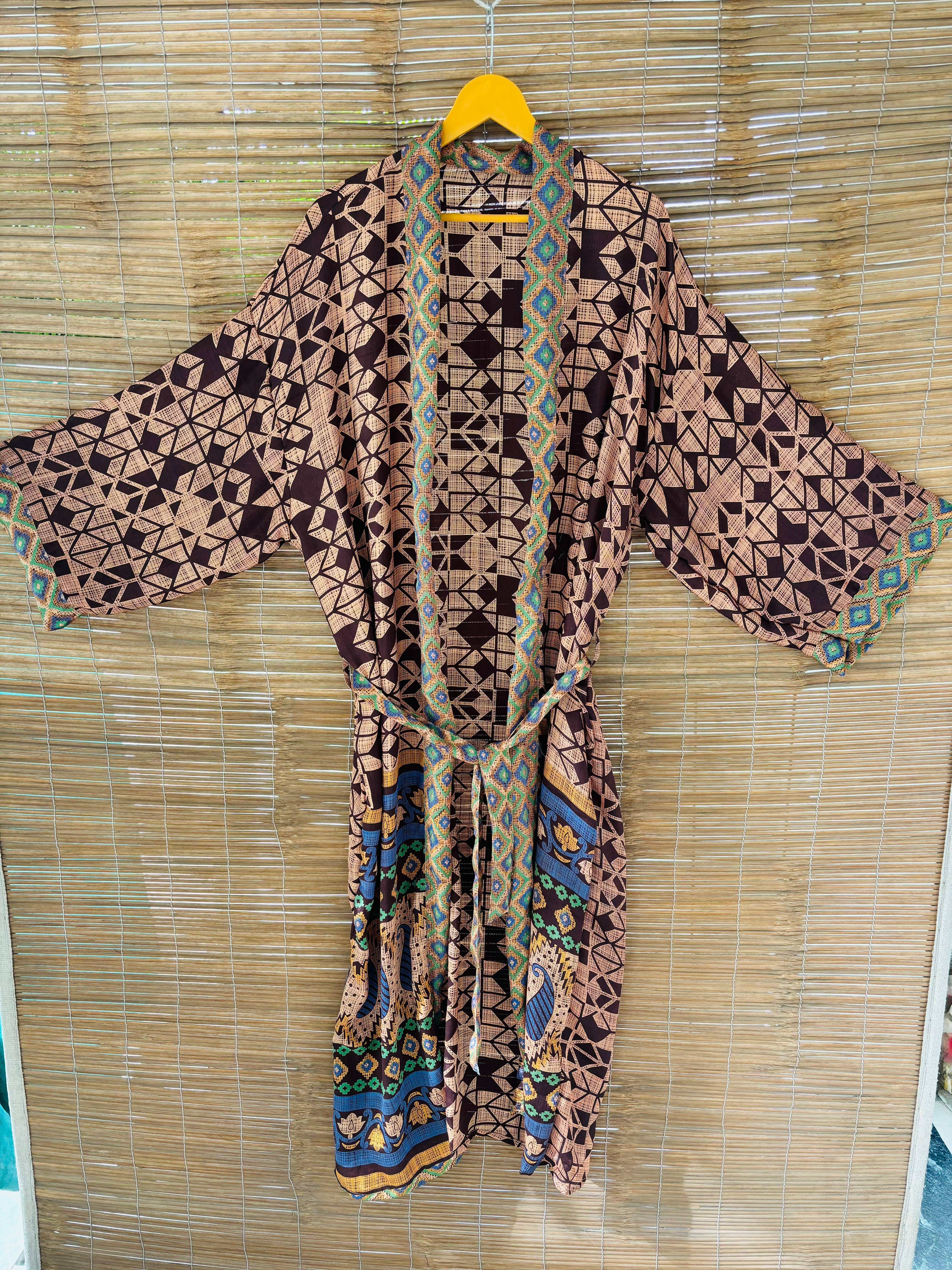 Meghcraft - Wholesale Kimono - Women's - Recycled Silk kimonos for women - Body coverup11