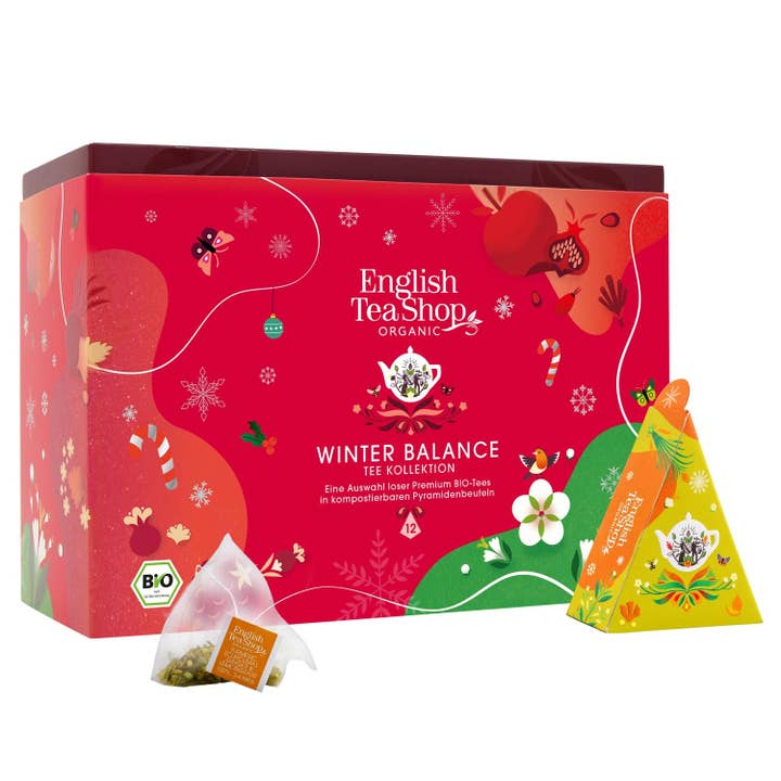 ETS - BIO Tee Geschenk "Winter Balance", 12 Pyramidenbeutel für den Großhandel von Royal Nature GmbH & Co. KG