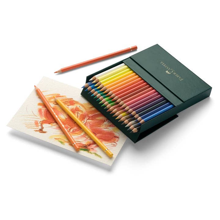 Faber-Castell / Creativity for Kids - Vente Crayons de couleur - Crayons de couleur pour artistes Polychromos, coffret cadeau de 36