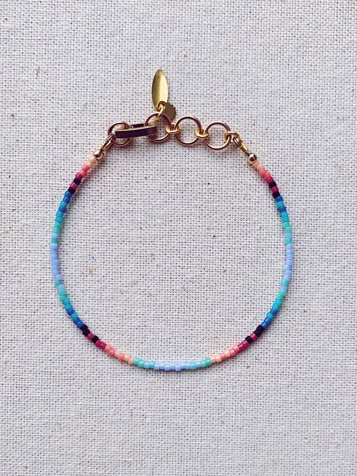 Slangearmbånd - Cosmo Ombré - Delica Glasperler for engroshandel hos On the Lookout Jewelry