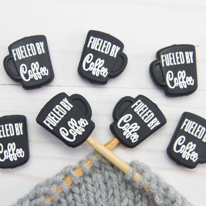 Fox & Pine Stitches - Wholesale Knitting/Crochet Supplies - Fueled By Coffee | Stitch Stoppers 1