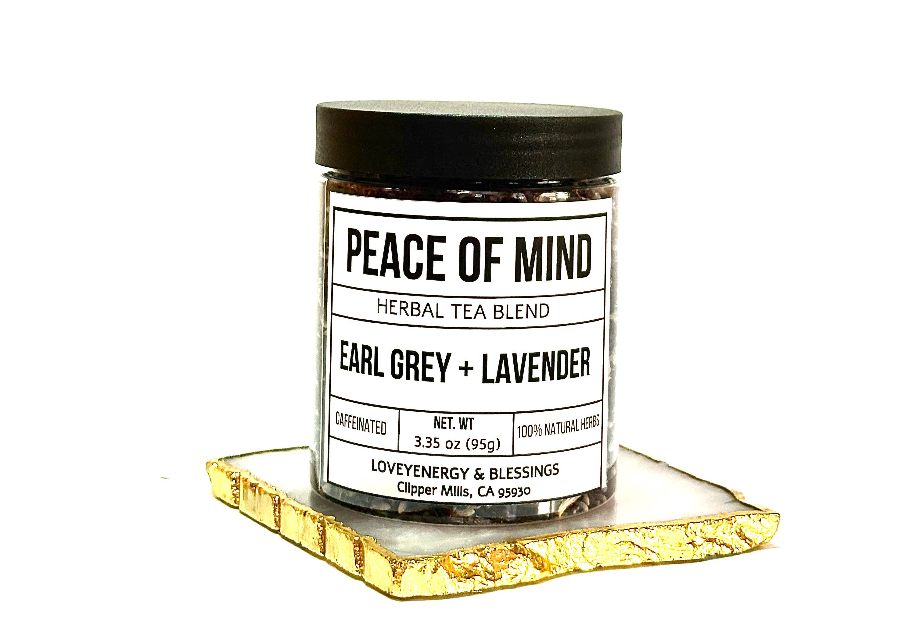 Loveyenergy & Blessings - Wholesale Loose Tea - PEACE OF MIND Handcrafted Herbal Tea Blend