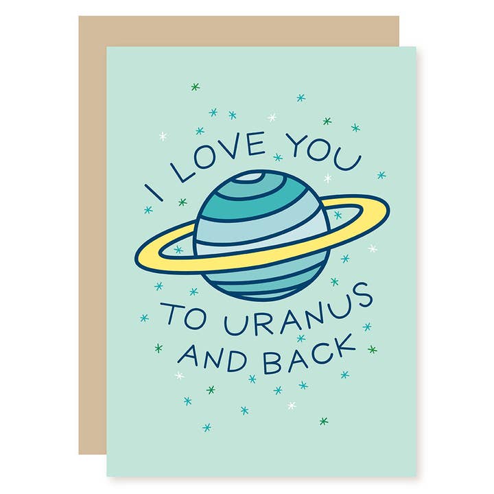 Uranus Love Card for wholesale by A Smyth Co