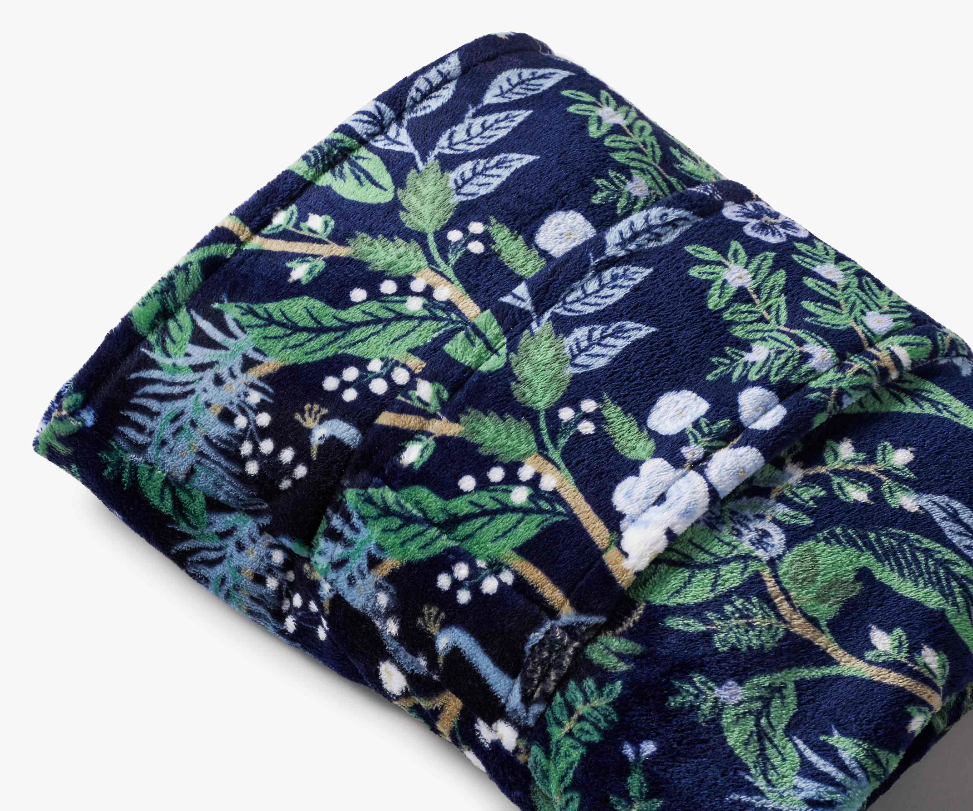 Rifle Paper Co. - Wholesale Travel Blanket - Peacock Travel Fleece Blanket4