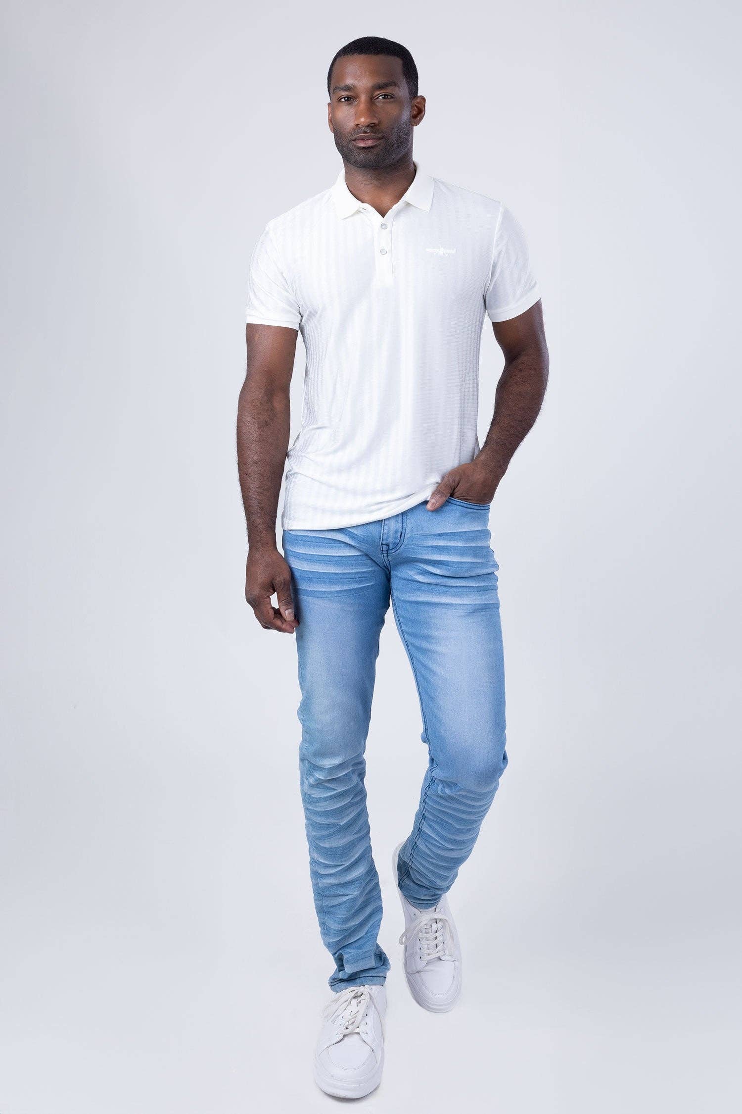 BARABAS - Wholesale Jeans - Men's - Men's Crumpled Effect Premium Denim Jeans 4JE143