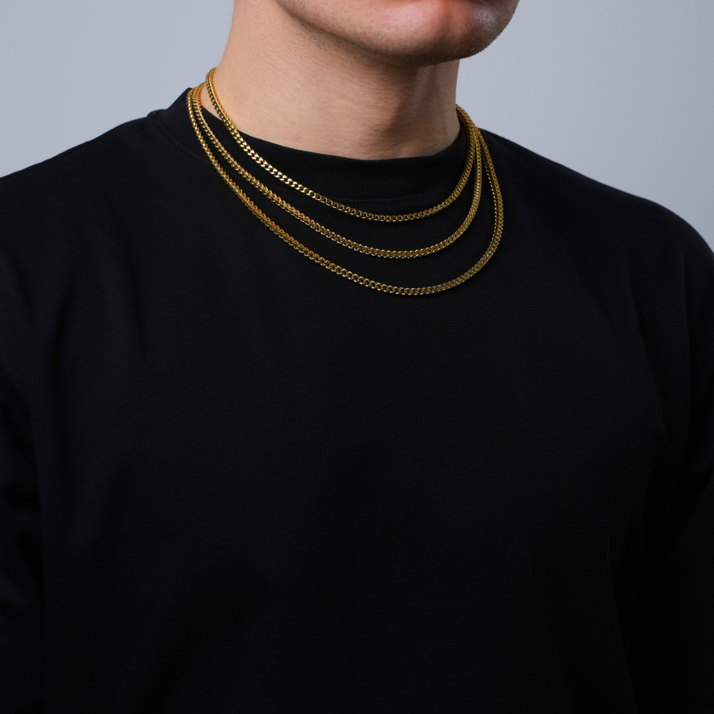 18K Gold Franco Chain (4MM) for wholesale on Faire2