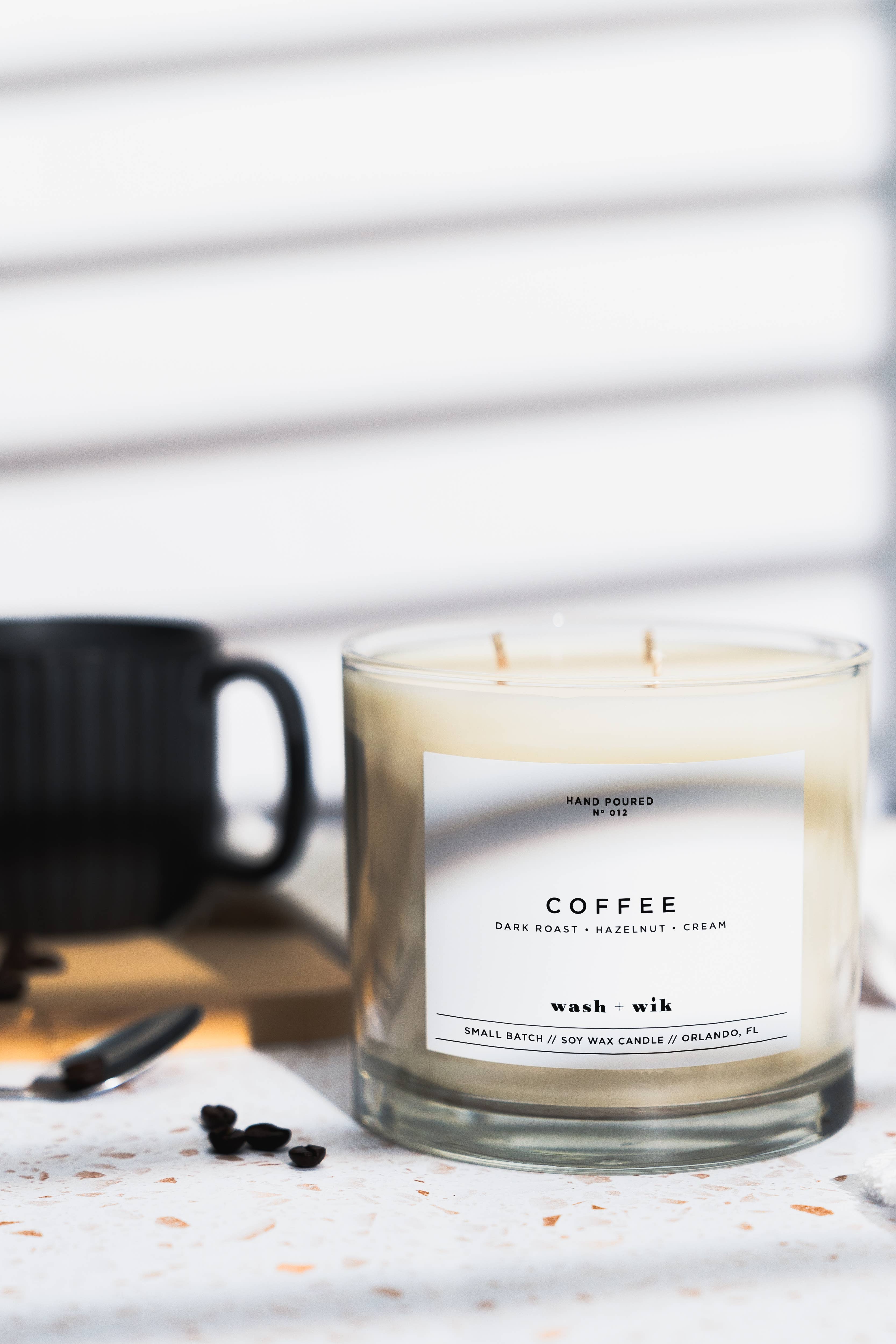 Wash and Wik - Wholesale Jar/Filled Candle - 3 Wick - 35oz Vessel - 2 Pound Soy Wax Candle by Wash + Wik9