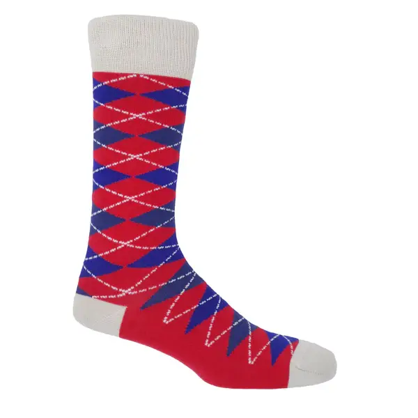 Peper Harow Socks - Wholesale Socks - Men's - Argyle Men's Luxury Socks0