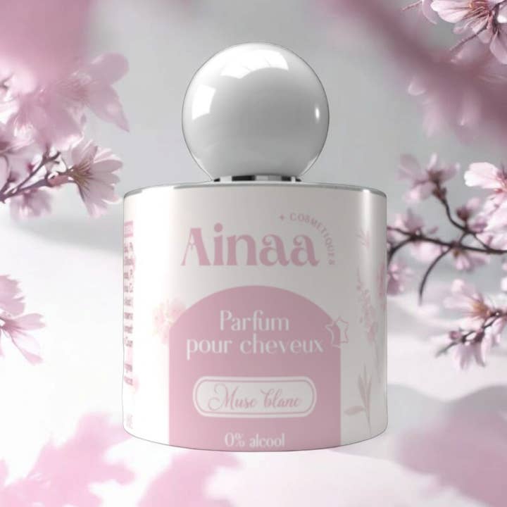Hvid moskushårparfume for engroshandel hos Ainaa cosmétiques