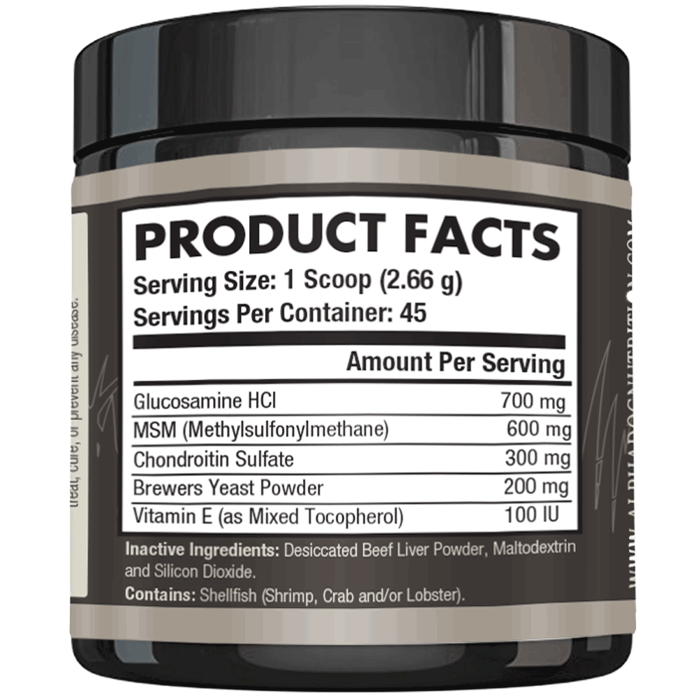 Alpha Dog Nutrition - Wholesale Pet Supplement - Dog - Free Range Joint Supplement For Dogs1