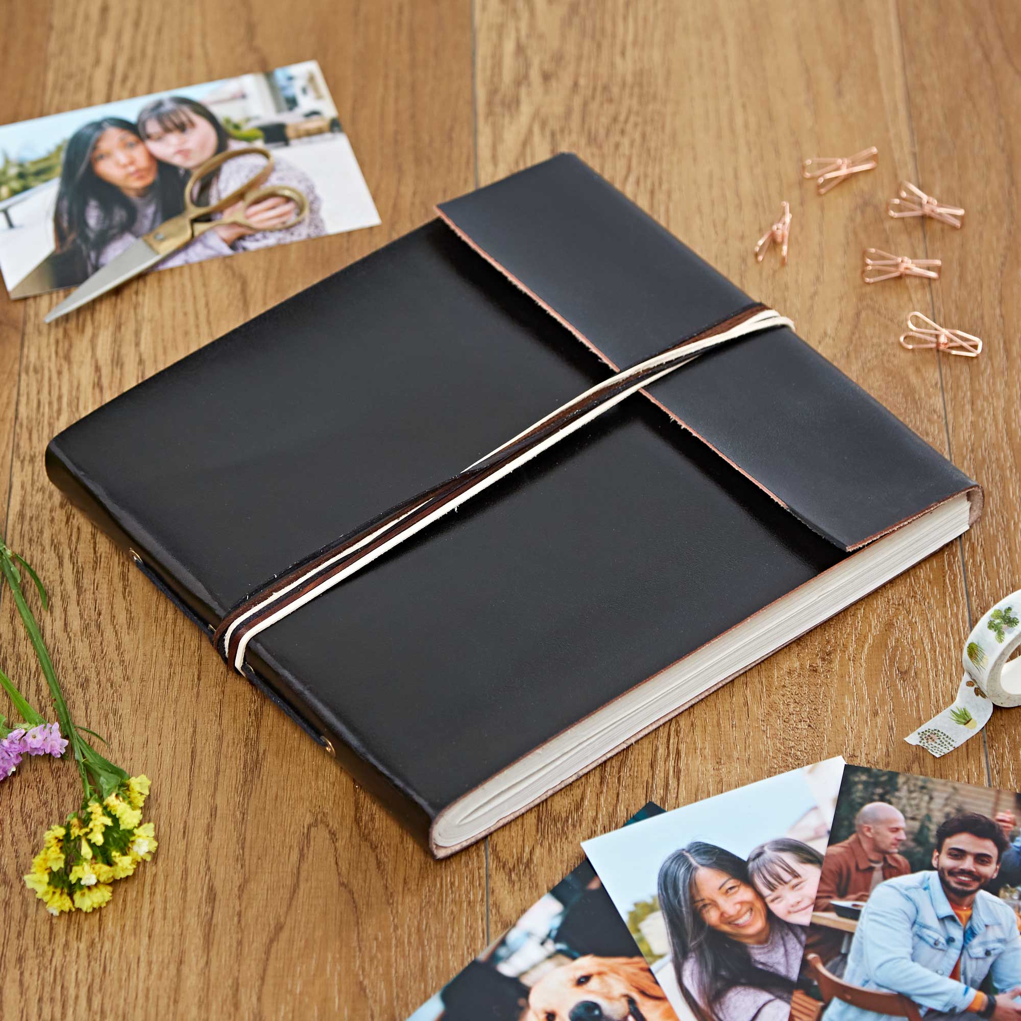 The Paper High Gift Company Limited – wholesale Photo album – Coloured Leather Photo Album -Scrapbook - Handmade0