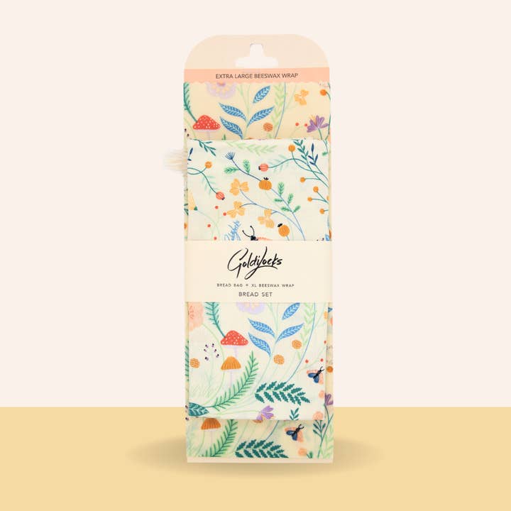 Bread Bag Set: Pollinators for wholesale by Goldilocks Goods