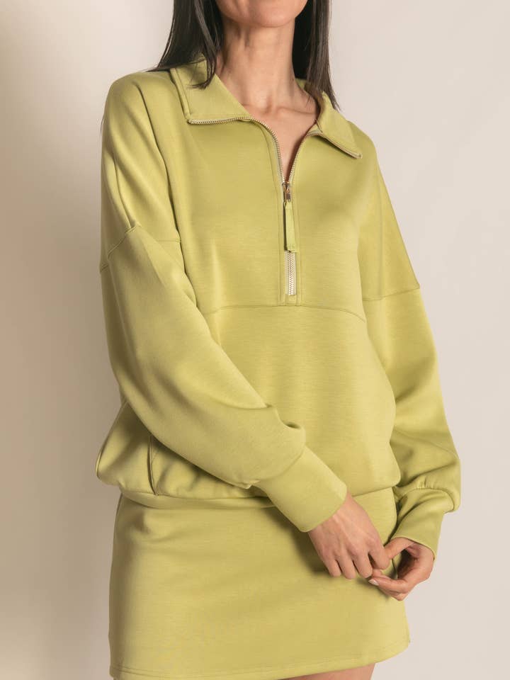 P. CILL – wholesale Sweatshirt - Dam – P. CILL Butter Modal tröja med dragkedja58