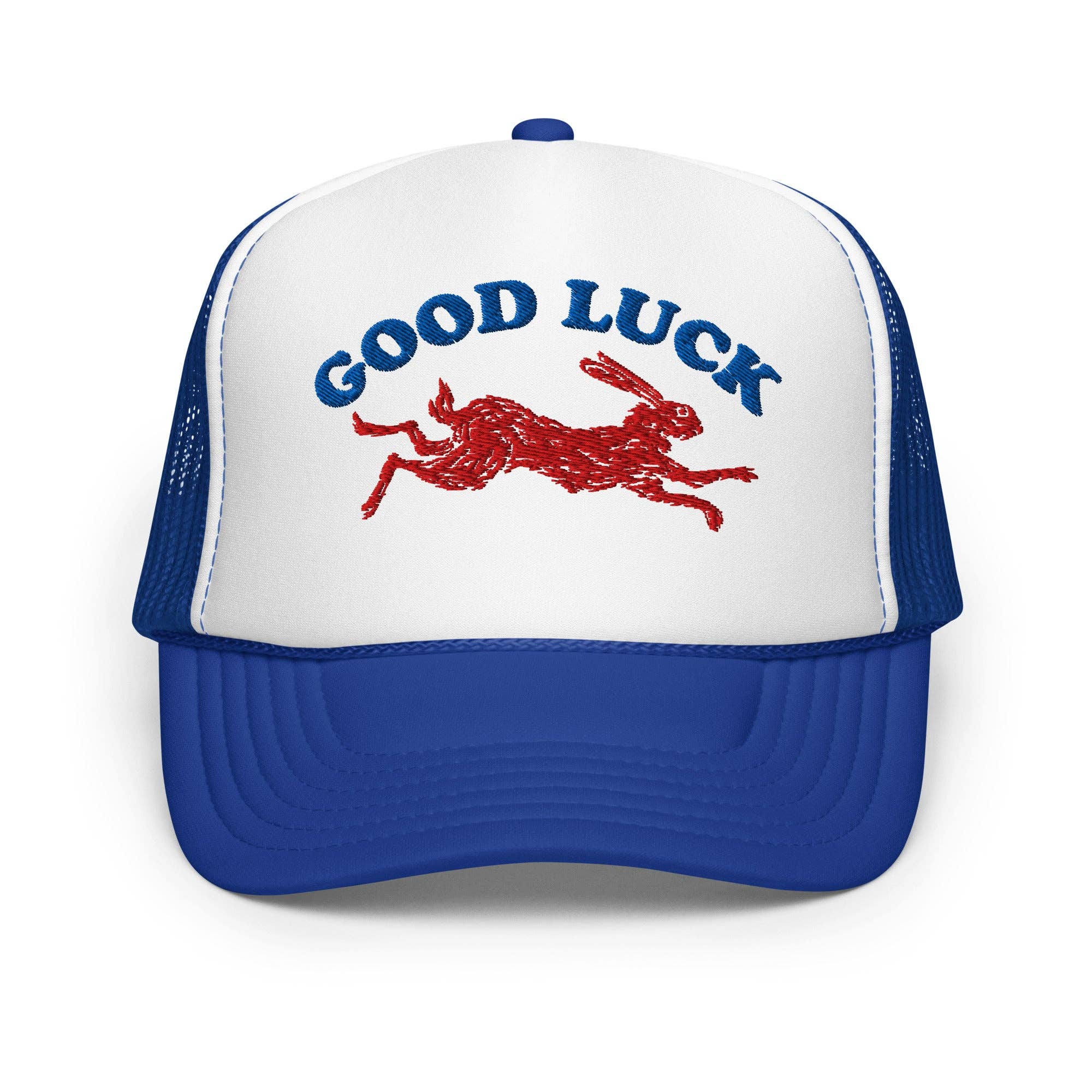 KILLER RETRO - Wholesale Trucker Hat - Unisex - Good Luck Embroidered Foam Trucker Hat6