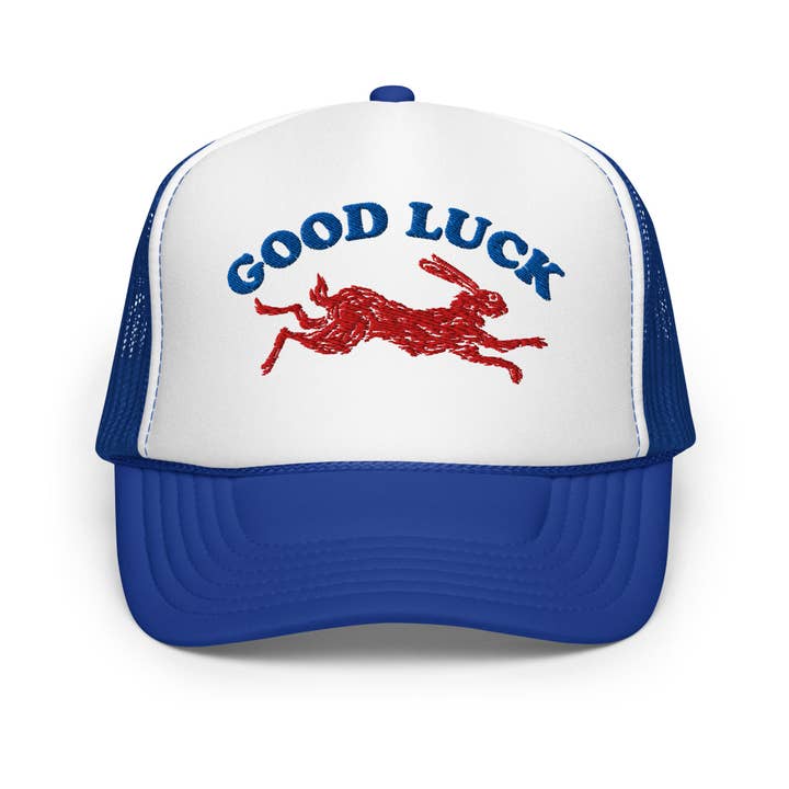 KILLER RETRO - Wholesale Trucker Hat - Unisex - Good Luck Embroidered Foam Trucker Hat6