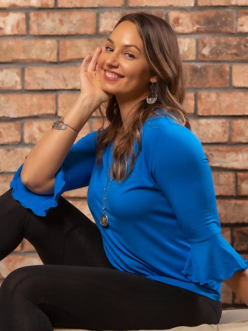 Women's Flared Sleeve Sara Top for wholesale by BambooYou